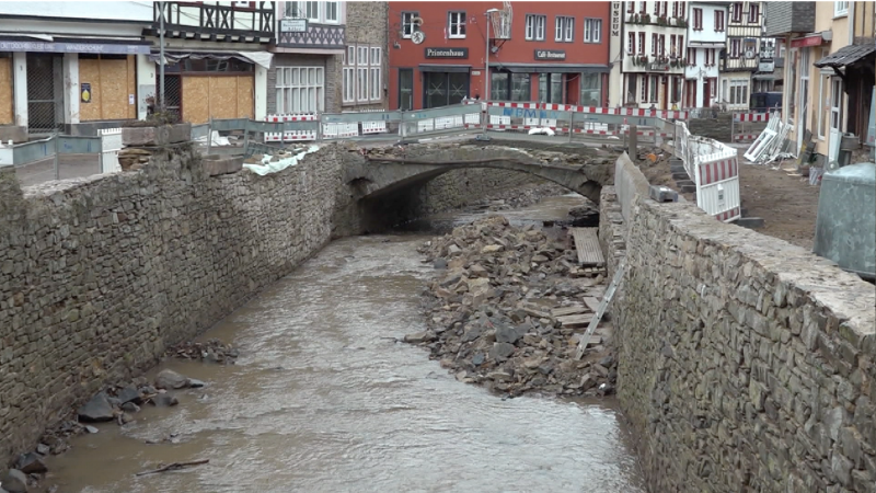 NRW-Brücken nach der Flut (Foto: SAT.1 NRW)