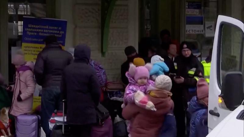 Immer mehr ukrainische Flüchtlinge in NRW (Foto: SAT.1 NRW)