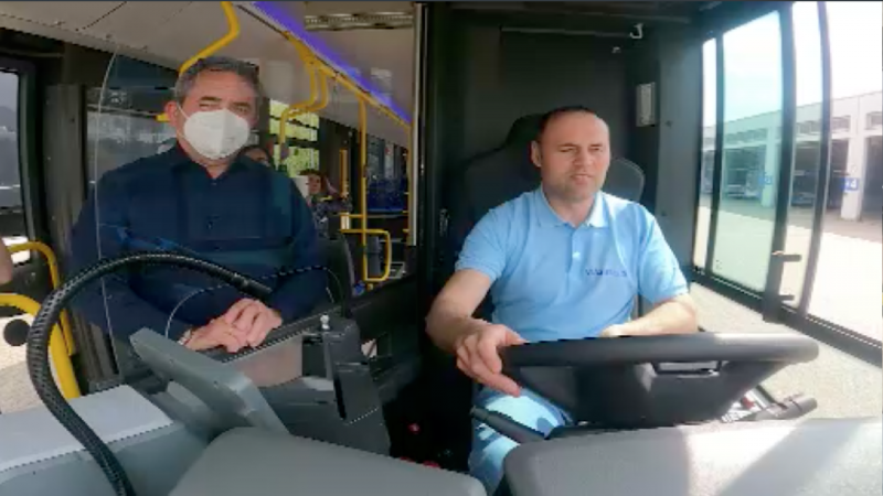 Ukrainer werden Busfahrer (Foto: SAT.1 NRW)