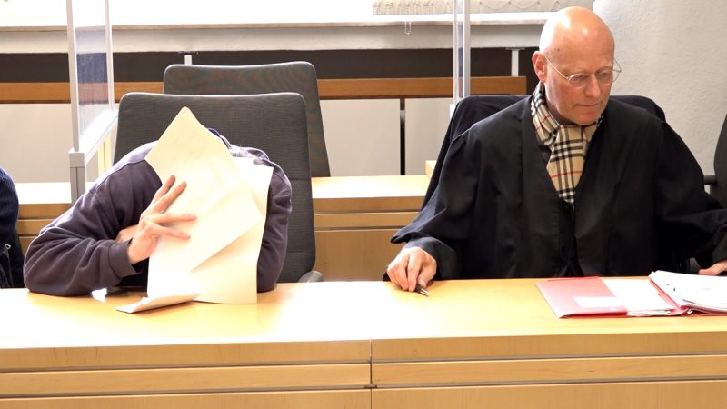 Messerstecher vor Gericht (Foto: SAT.1 NRW)