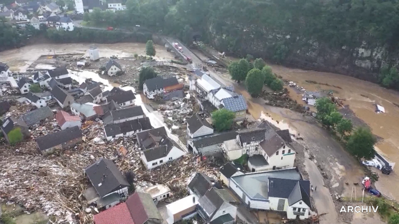 Flut-Gedenkfeier in NRW (Foto: SAT.1 NRW)