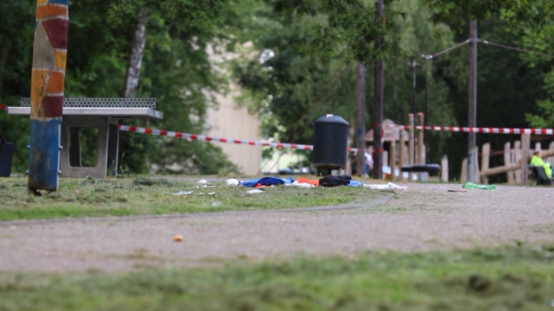 Messerstecherei auf Spielplatz (Foto: SAT.1 NRW)