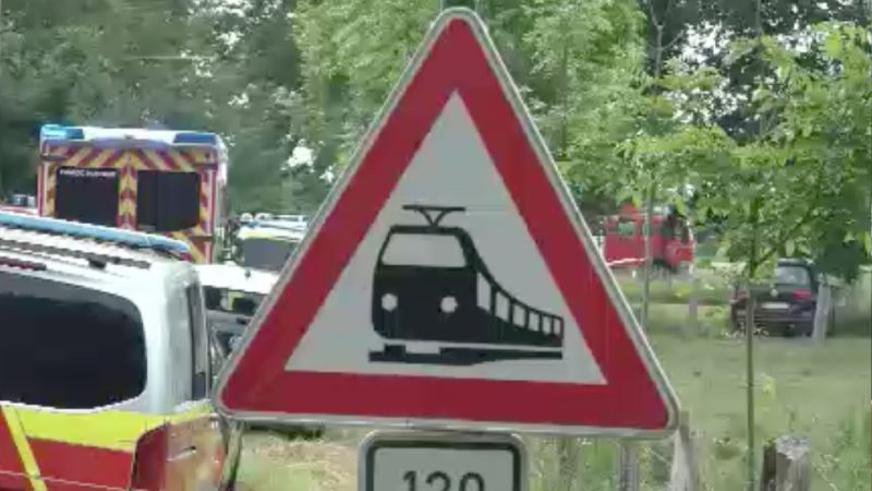 Tödlicher Bahnübergang (Foto: SAT.1 NRW)