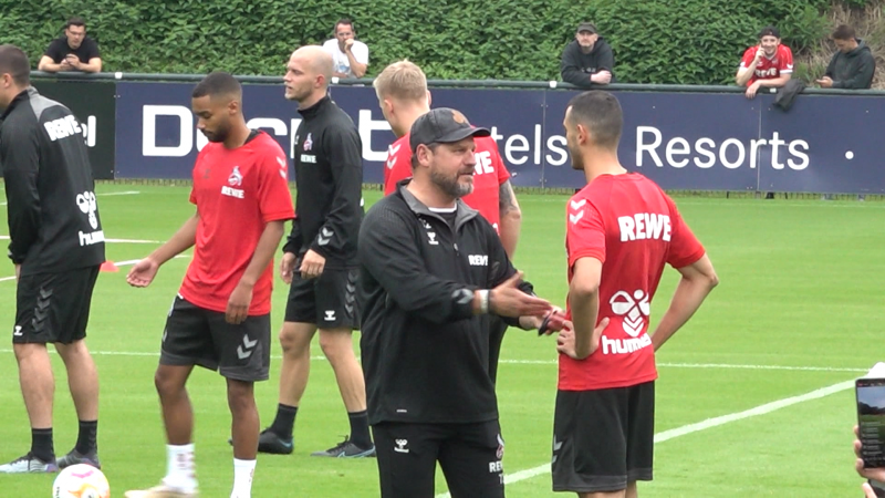 Trainingsauftakt beim 1. FC Köln (Foto: SAT.1 NRW)