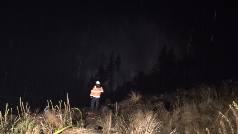 Waldbrand bei Altena (Foto: SAT.1 NRW)