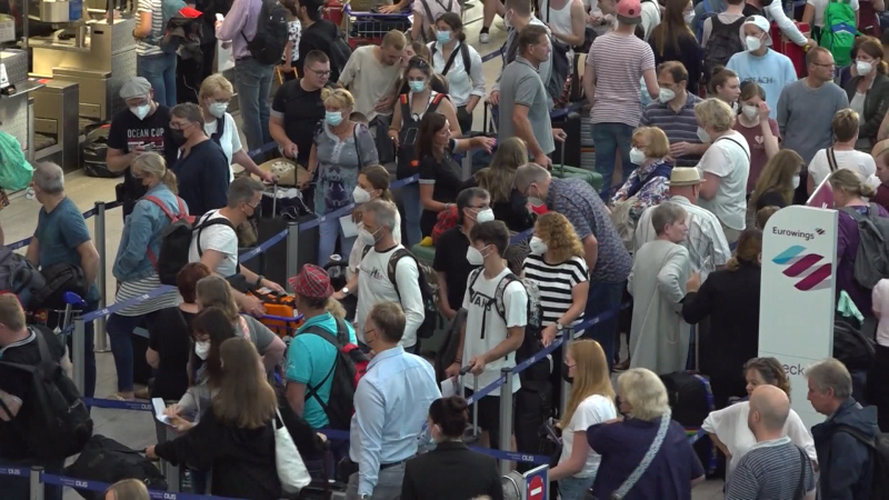 Lufthansa-Streik angekündigt (Foto: SAT.1 NRW)