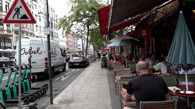 Streit um Außengastronomie in Köln (Foto: SAT.1 NRW)