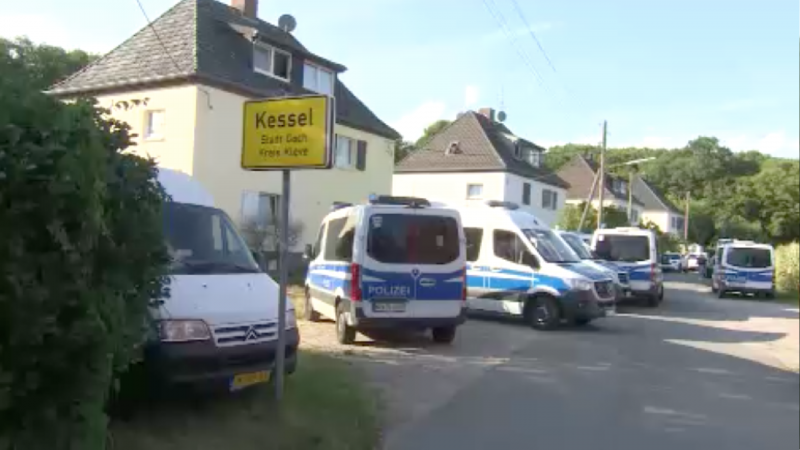 Drogenrazzia im Kreis Kleve (Foto: SAT.1 NRW)