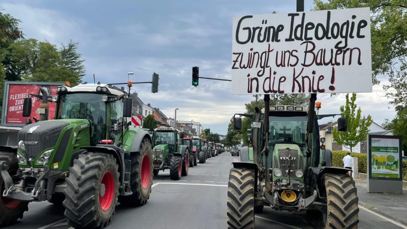 Landwirte demonstrieren in Bonn (Foto: SAT.1 NRW)