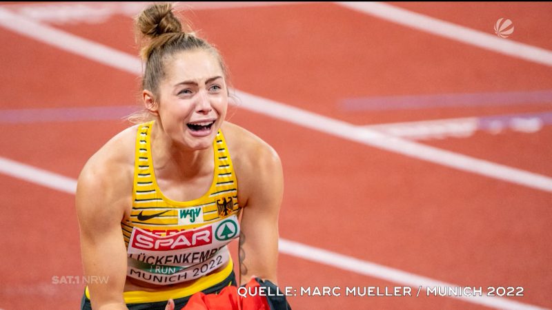 Ehrung für Gina Lückenkemper (Foto: SAT.1 NRW)