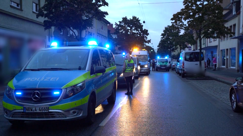 Große Razzia in Hamm (Foto: SAT.1 NRW)