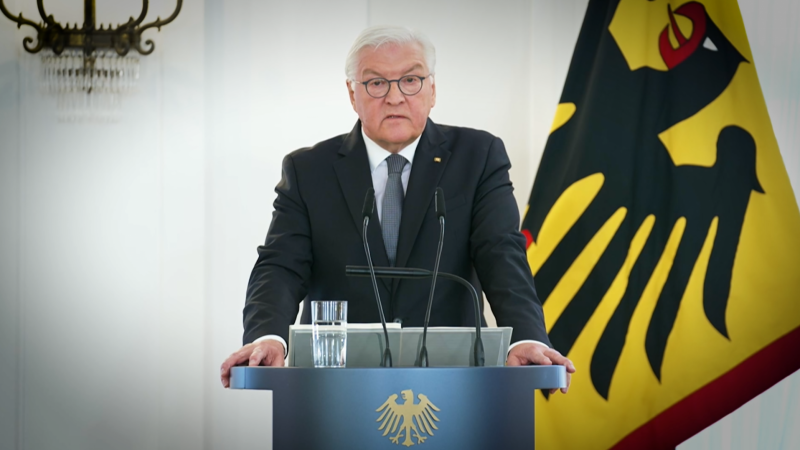 Steinmeier bereitet auf Jahre des Verzichts vor (Foto: SAT.1 NRW)