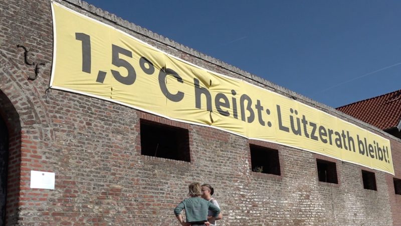 Vorbereitung auf Räumungseinsatz in Lützerath? (Foto: SAT.1 NRW)