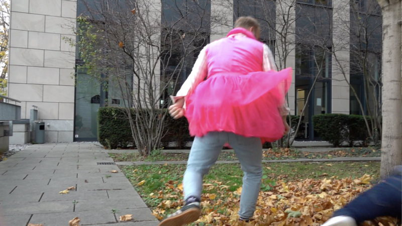 Riese in Tutu wegen Körperverletzung gesucht (Foto: SAT.1 NRW)