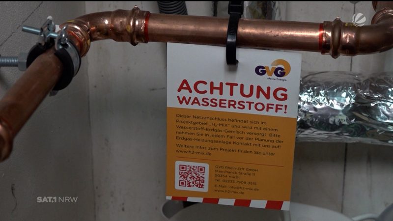 Wasserstoff - Energie der Zukunft? (Foto: SAT.1 NRW)