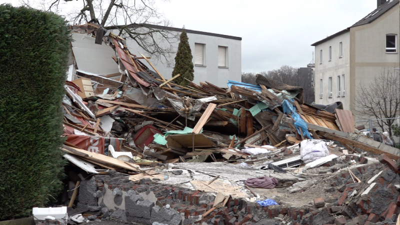 Explodiertes Haus: Ursache gefunden (Foto: SAT.1 NRW)