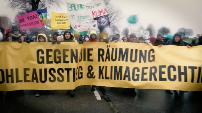 Wieder Klimaproteste in NRW (Foto: SAT.1 NRW)