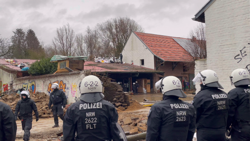 Lützerath-Räumung geht weiter (Foto: SAT.1 NRW)