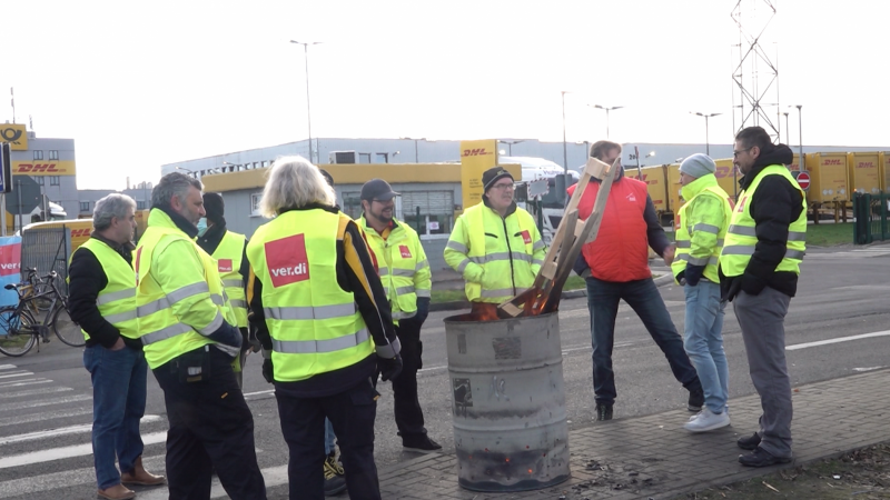 Deutsche Post streikt wieder (Foto: SAT.1 NRW)