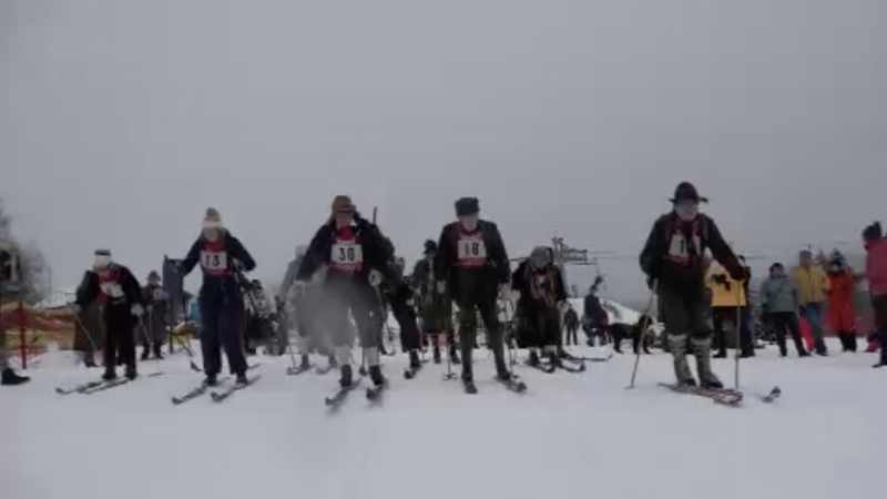 Nostalgie-Skirennen in Winterberg (Foto: SAT.1 NRW)