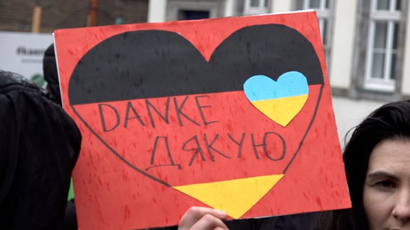 Landesweite Solidarität mit der Ukraine (Foto: SAT.1 NRW)