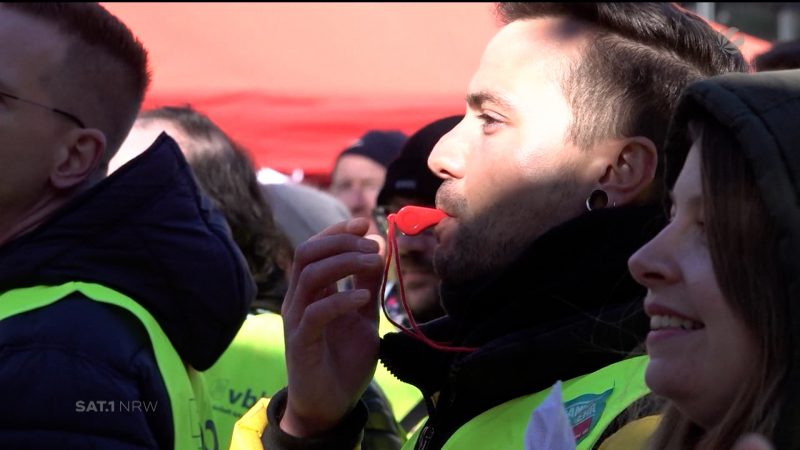 Streik an Flughäfen hat enorme Auswirkungen (Foto: SAT.1 NRW)