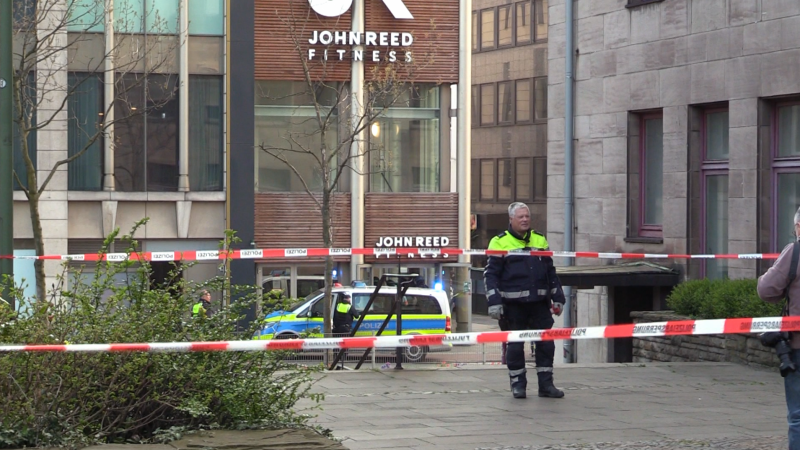 Messerstecherei in Duisburger Fitnessstudio (Foto: SAT.1 NRW)