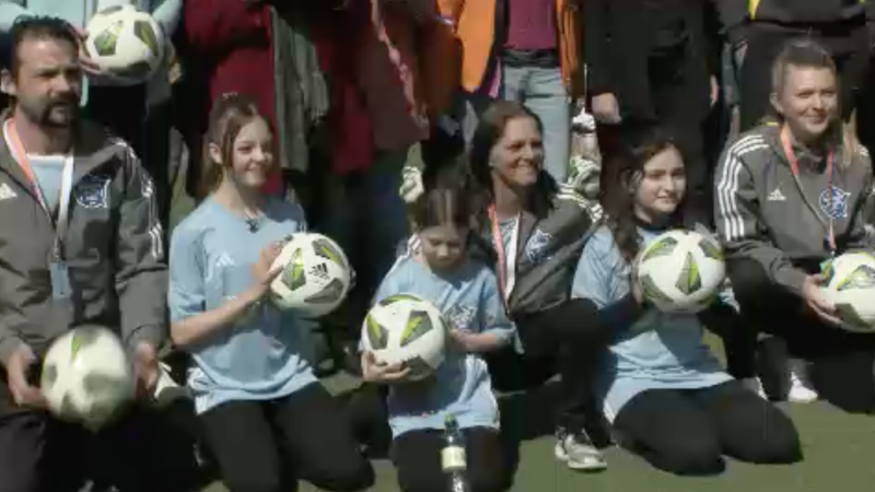 Werbung für mehr Mädchen im Fußball (Foto: SAT.1 NRW)