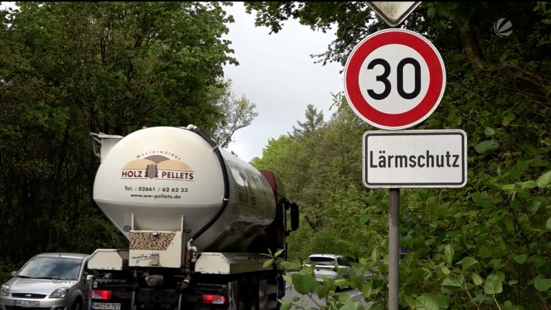 Lüdenscheid nach Brückenabriss (Foto: SAT.1 NRW)
