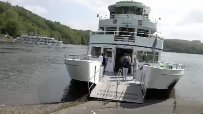 Größtes Elektrofahrgastschiff Europas (Foto: SAT.1 NRW)