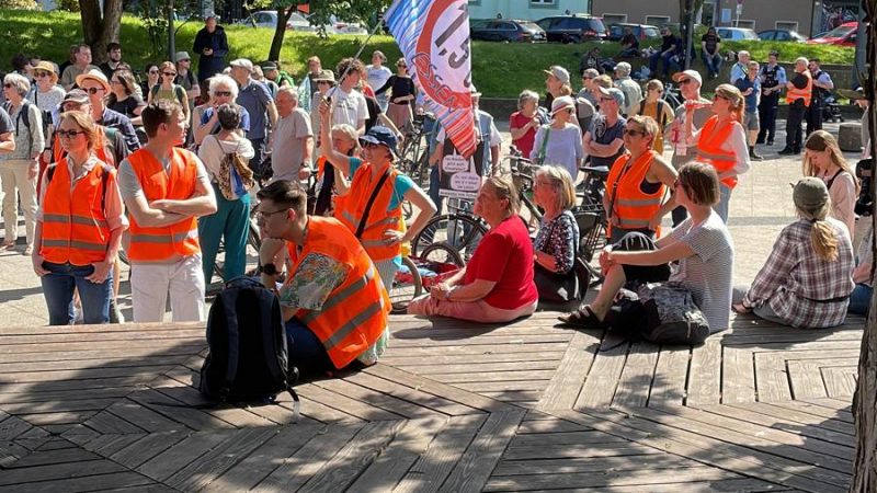 Protestmärsche der Letzten Generation (Foto: SAT.1 NRW)