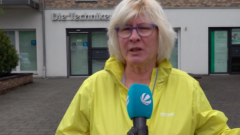 Verzweifelte Mutter tritt in Hungerstreik (Foto: SAT.1 NRW)