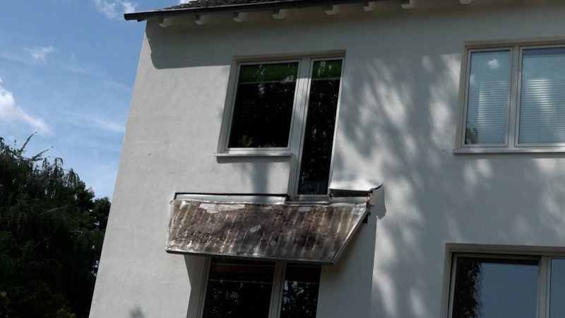 Eingestürzter Balkon: Dramatische Rettung in letzter Sekunde (Foto: SAT.1 NRW)