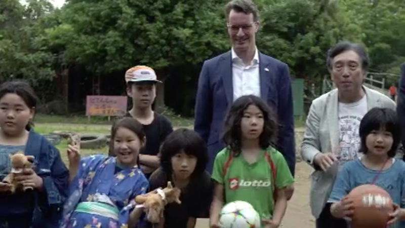 Hendrik Wüst besucht Projekte in Japan (Foto: SAT.1 NRW)