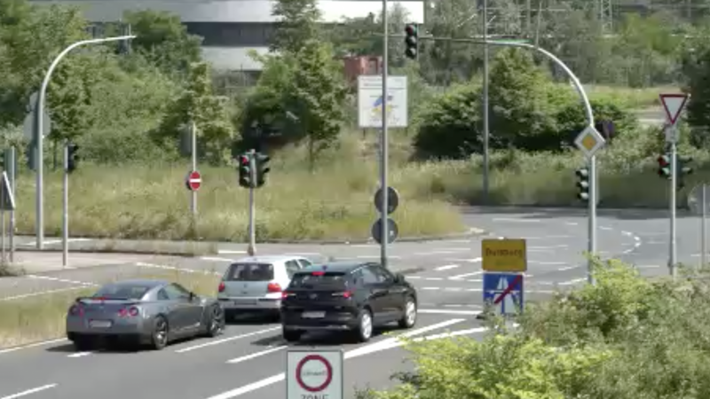 Sinnloseste Ampel in NRW (Foto: SAT.1 NRW)