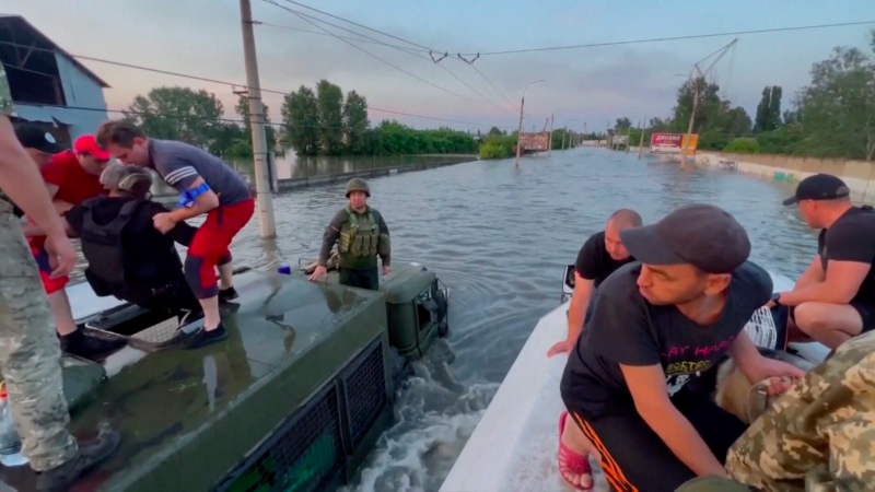 NRW hilft Ukraine nach Staudamm-Explosion (Foto: SAT.1 NRW)