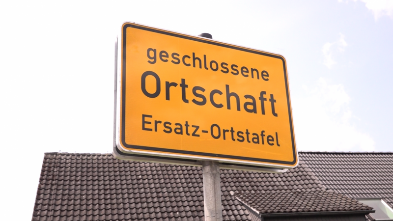 Bürger wohnen in "Geschlossene Ortschaft" (Foto: SAT.1 NRW)