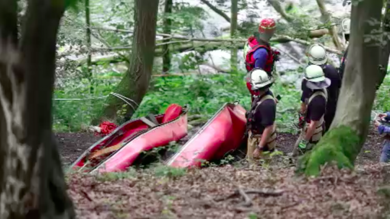 Tödlicher Kanu-Unfall in Solingen (Foto: SAT.1 NRW)