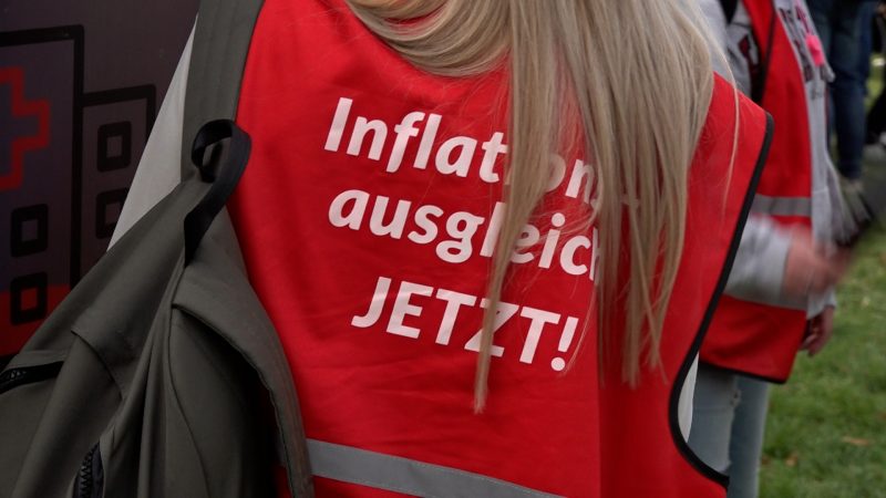 Protesttag von Krankenhaus-Beschäftigten  (Foto: SAT.1 NRW)