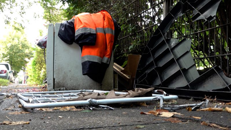 Müllkrise in Duisburg Marxloh  (Foto: SAT.1 NRW)