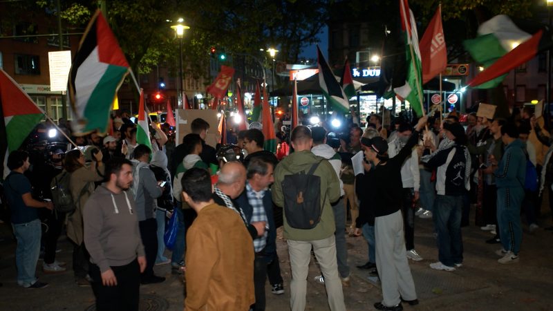Pro-Palästina-Demo in Duisburg (Foto: SAT.1 NRW)