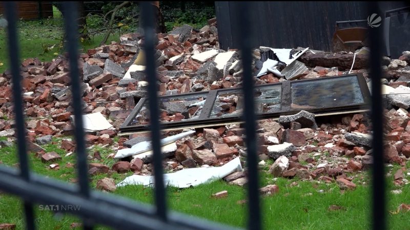 Sammlung sakraler Kunst durch Einsturz einer Gaststätte zerstört (Foto: SAT.1 NRW)