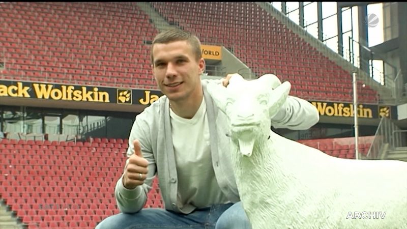 Kommt Podolski zurück zum 1. FC Köln? (Foto: SAT.1 NRW)