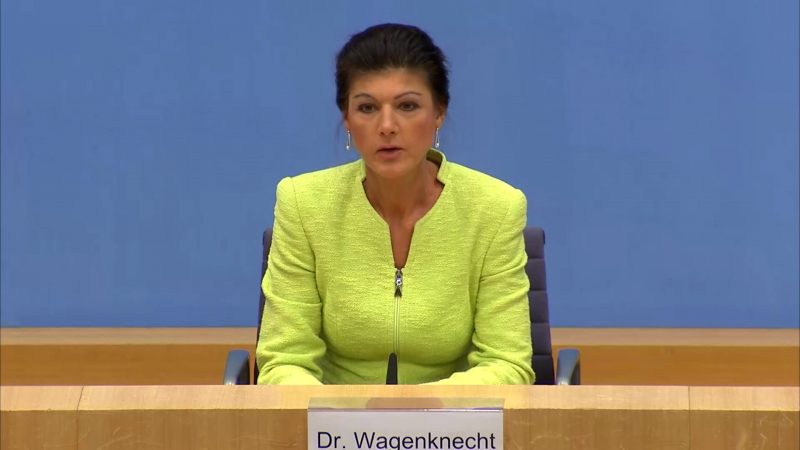 Wagenknecht gründet neue Partei (Foto: SAT.1 NRW)