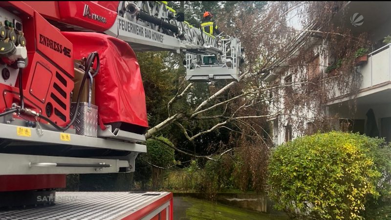 Sturmtief „Emir“ zieht über NRW (Foto: SAT.1 NRW)