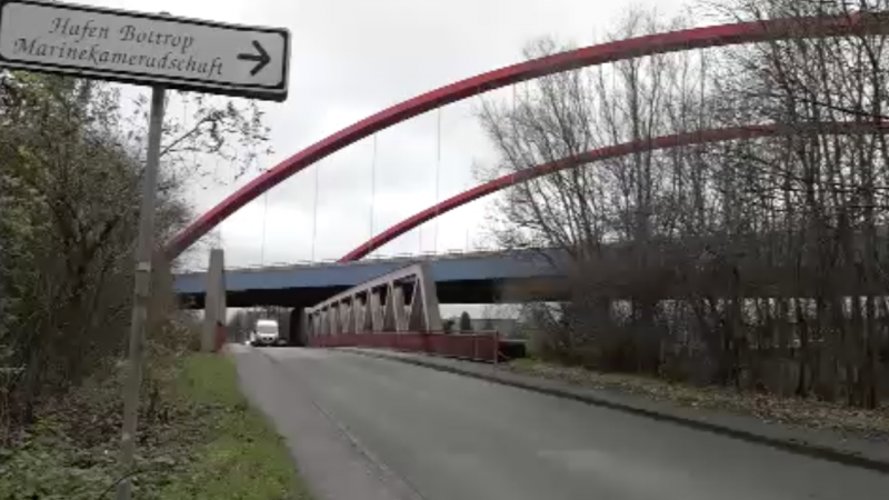 A42 Brücken-Sperrung: Katastrophe für Anwohner (Foto: SAT.1 NRW)