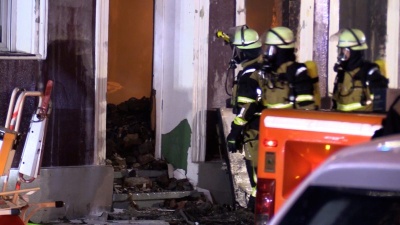 Explosion in Essener Mehrfamilienhaus (Foto: SAT.1 NRW)