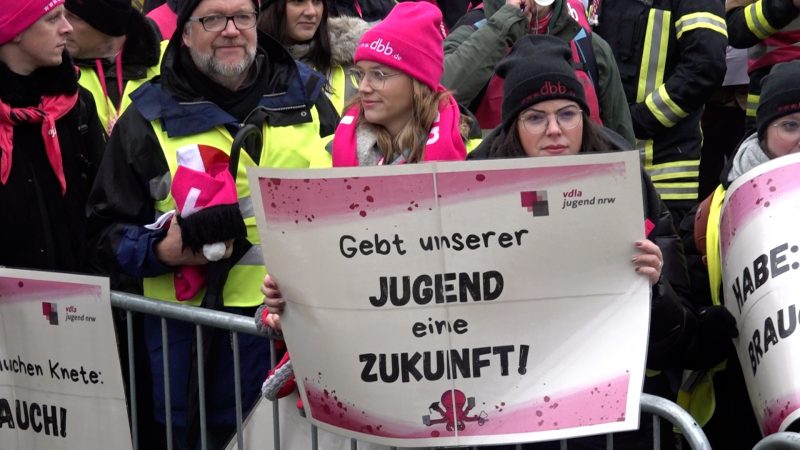 Streiks im öffentlichen Dienst (Foto: SAT.1 NRW)