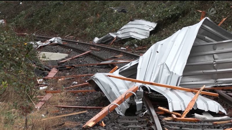 Sturmtief „Zoltan“ fegt durch NRW (Foto: SAT.1 NRW)