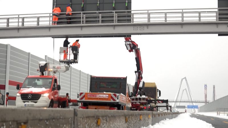 A1 bei Leverkusen für zwei Wochen gesperrt (Foto: SAT.1 NRW)